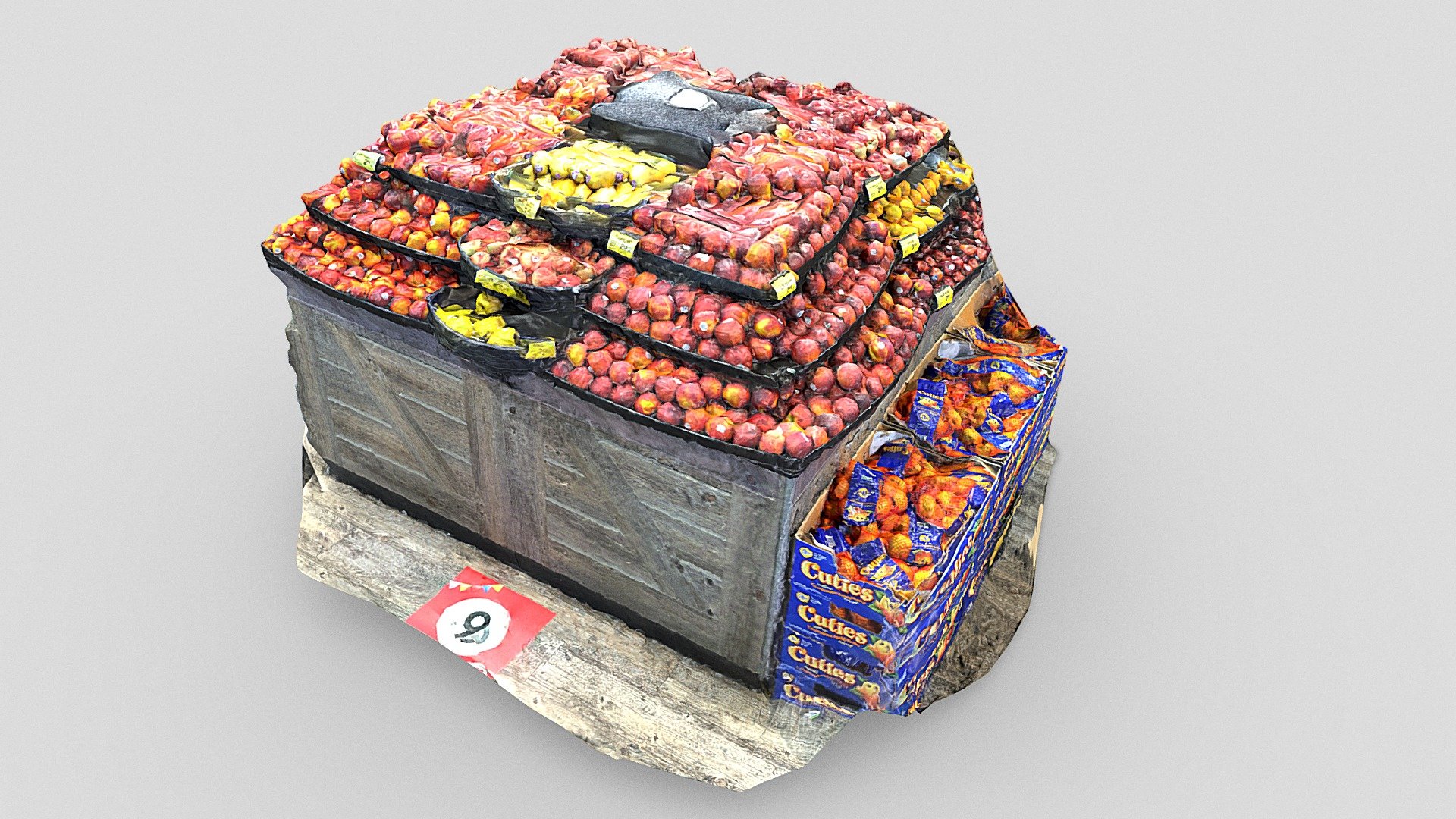 Safeway fruit shelves (Object Capture)
