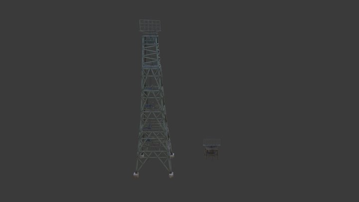 Chain Home Low Radar 3D Model