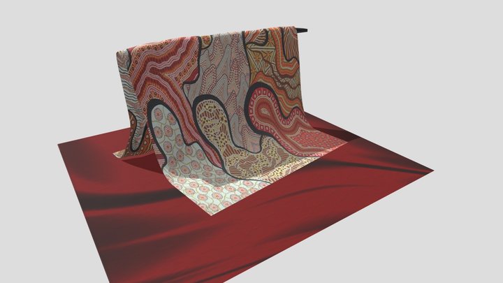 Batik Sekar Jagad 3D Model