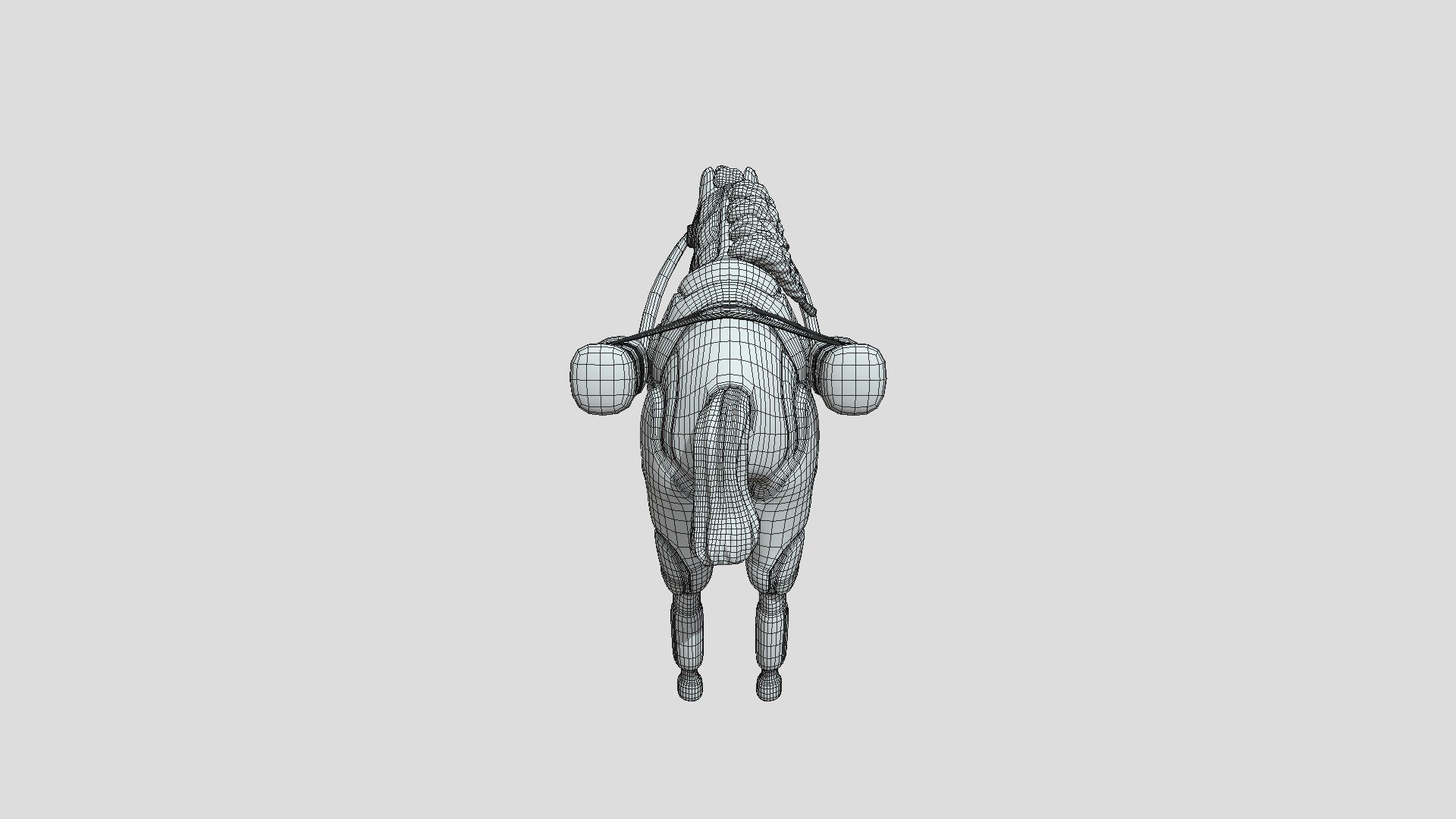 Demented Mount Wireframe — Sketchfab embed 3D viewer