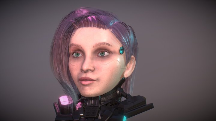 Cyberpunk Character 3D Model