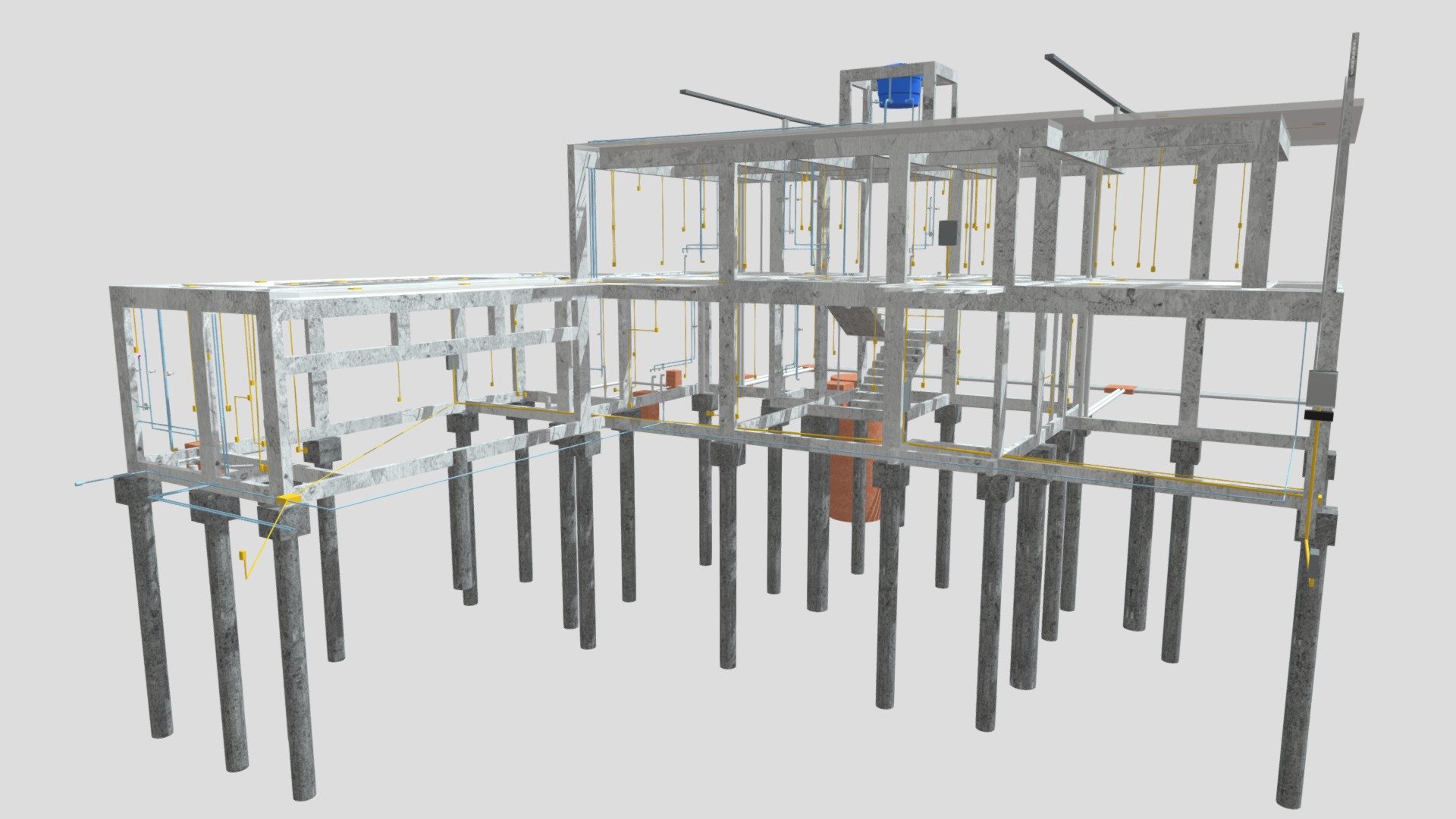 Render Estrutural Suzana - 3D model by Dinamic Engenharia (@dinamic.eng ...