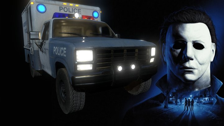 Halloween The Game - Police Wagon