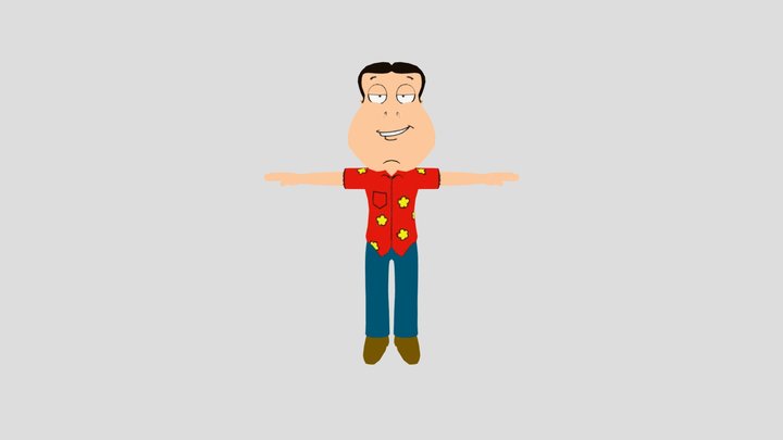 PC Computer - Family Guy Back to the Multiverse 3D Model