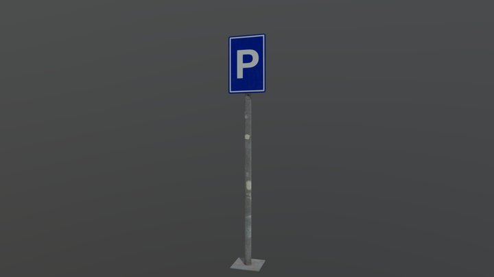 trafic sign 3D Model