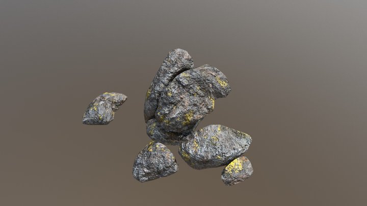 Rock Formation 3D Model