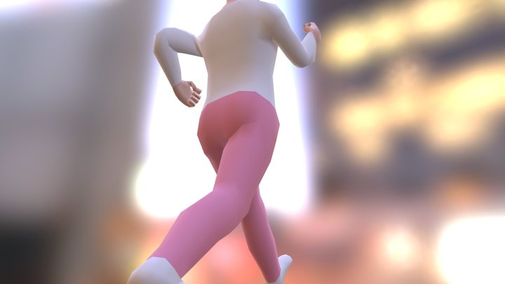Walking Male 3D Model