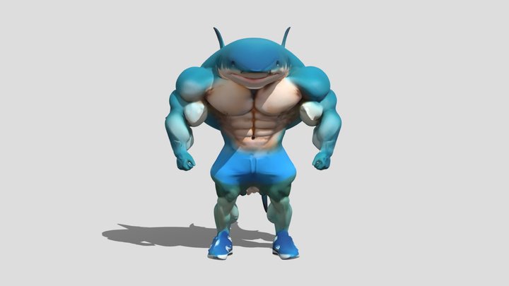 Tralalero Tralala 3D Model