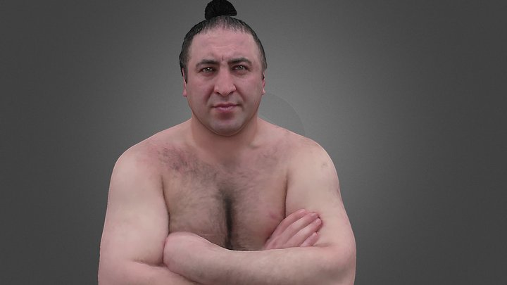 Fighting Tochinoshin 3D Model