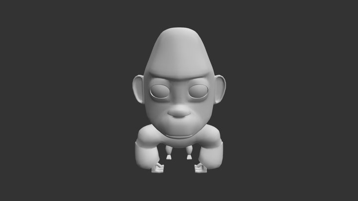 北七猩 3D Model