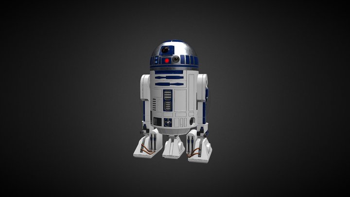 R2-D2 3D Model