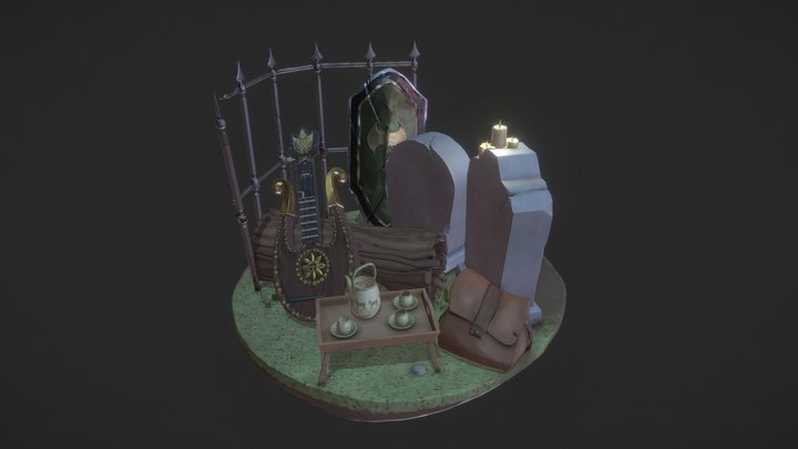 An adventurer's resting place 3D Model