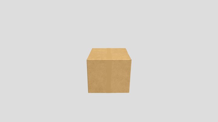 cardBoardBox_01 3D Model