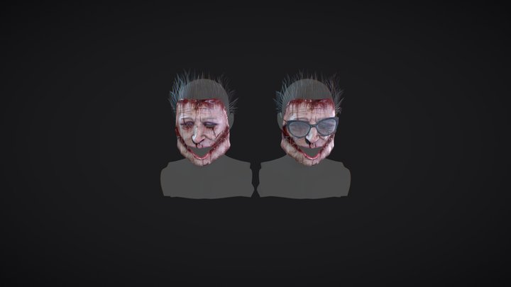 Teacher's flesh mask - Nightmare High 3D Model