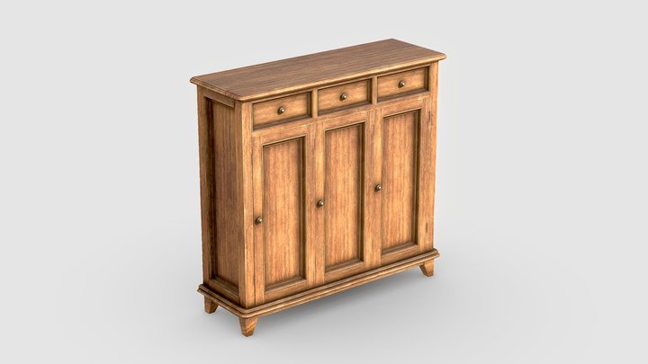 Cupboard 02-Freepoly.org – Free 3D Model STL