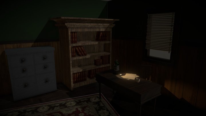 detective room 3D Model