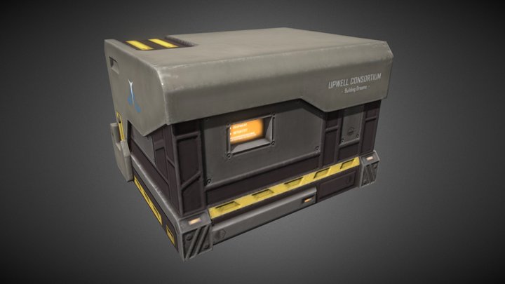 Sci-Fi Chest 3D Model