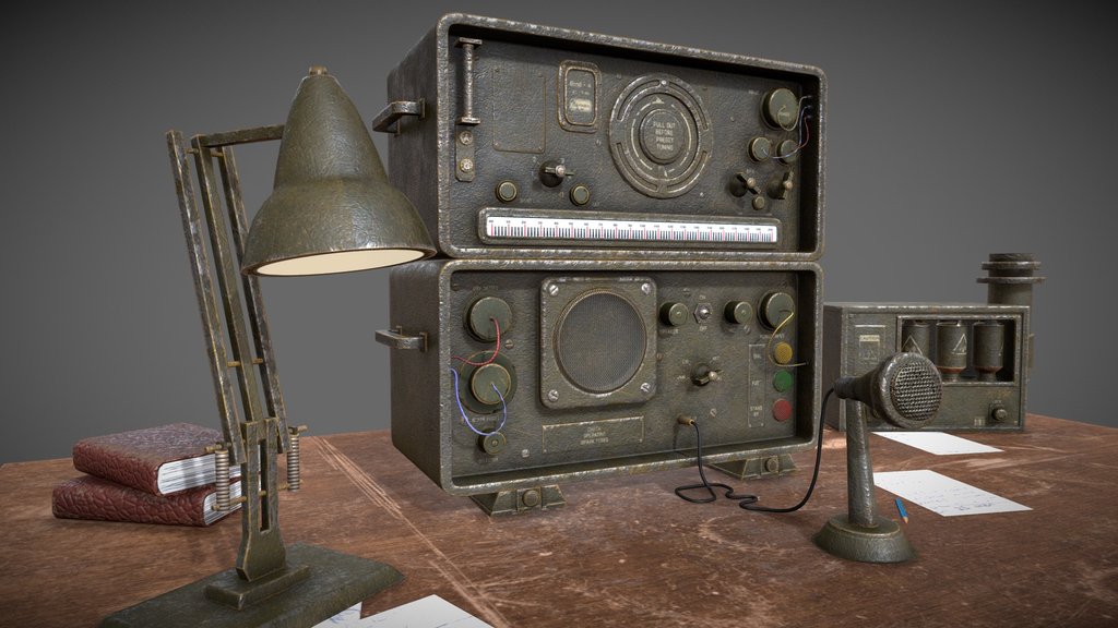 Old Style Military Radio