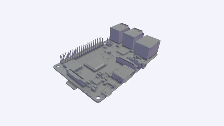 RPi_3B+_optimized 3D Model