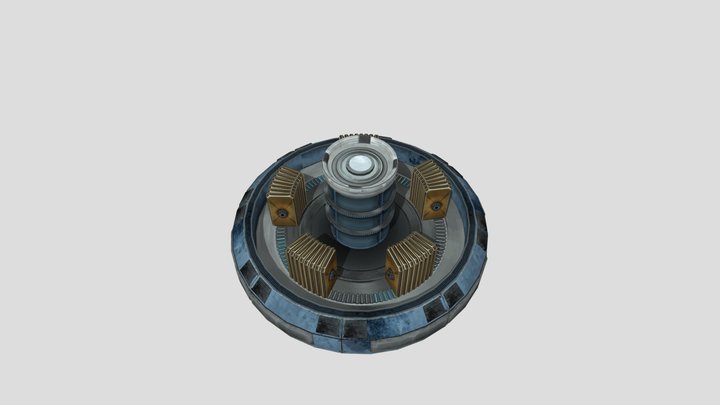 Blaster Attachment 3D Model
