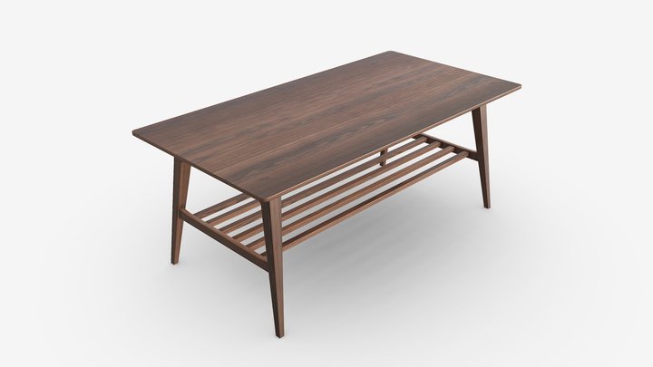 Coffee Table Ercol Lugo 3D Model