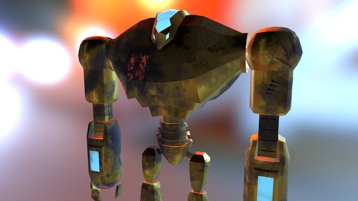 Robot Improved Textures 3D Model