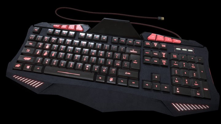 Gaming keyboard 3D Model