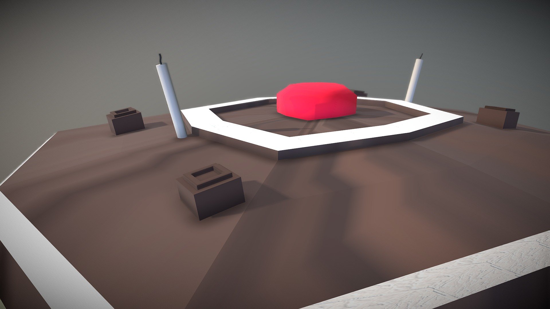 The Boring Low Poly Cake