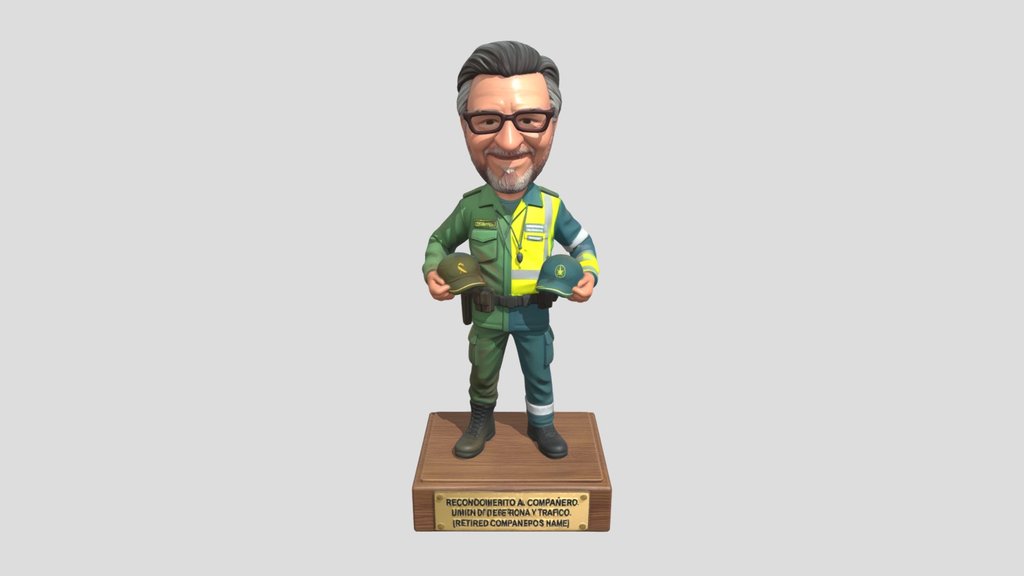 Tribute to a Seprona and Traffic Officer