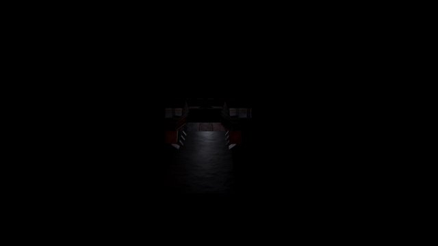 Space Hall 3D Model