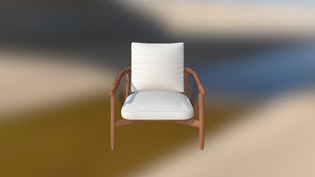 Crosshatch Chair 3D Model
