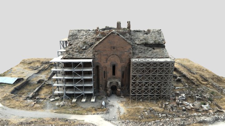 Ani Cathedral - Ani, Turkey 3D Model