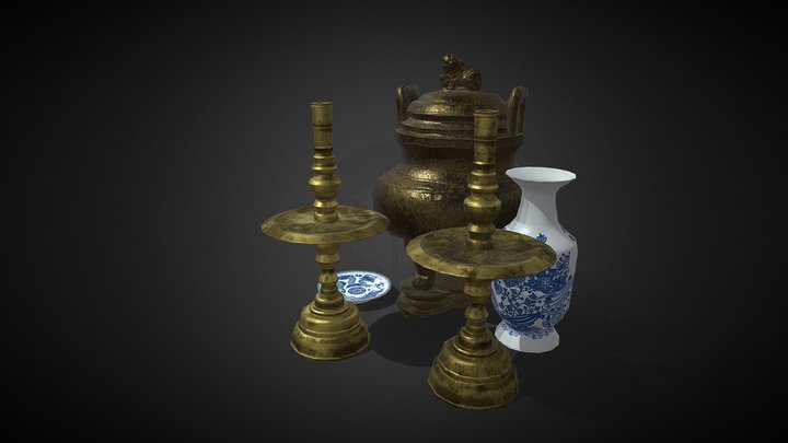TuHienVat in DenHung (CanTho - VietNam) 3D Model