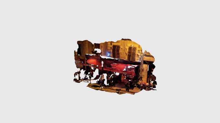 Soirée au pub 3D Model
