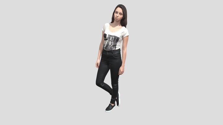 Casual Confidence Teen – Kostenloses 3D-Modell STL