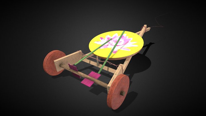 Traditional Tomtom Toy 3D Model