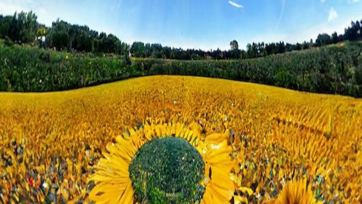 Sunflower Field, generated from text - Midjourny 3D Model