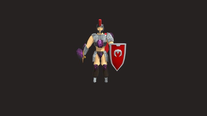 Modelo Low Poly 3D Model