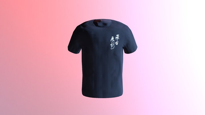 T-shirt02 3D Model