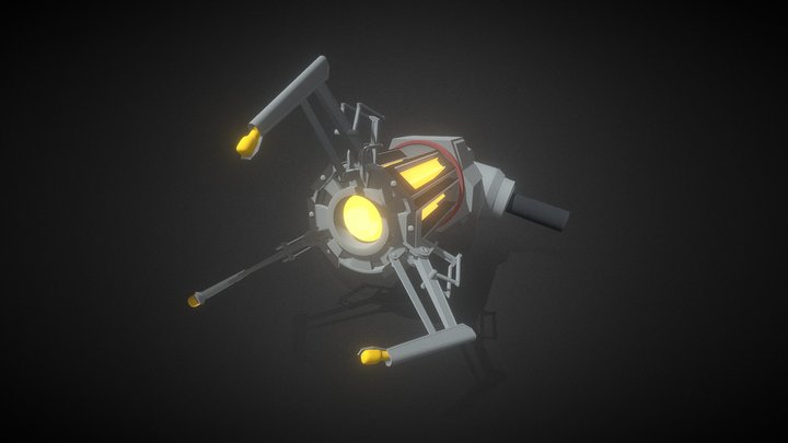 Half Life 2 - Gravity Gun 3D Model