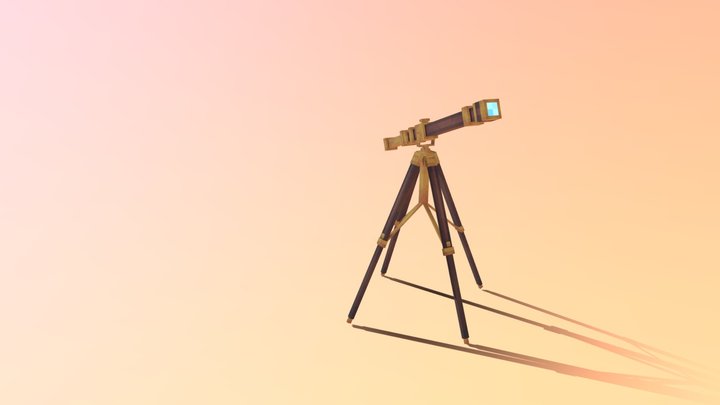 Minecraft telescope 3D Model
