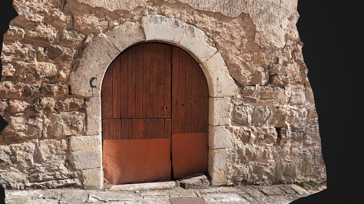 Porte de cave calade du Portail 3D Model