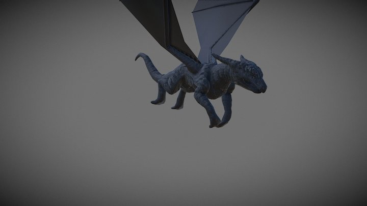Flying Dragon 3D Model