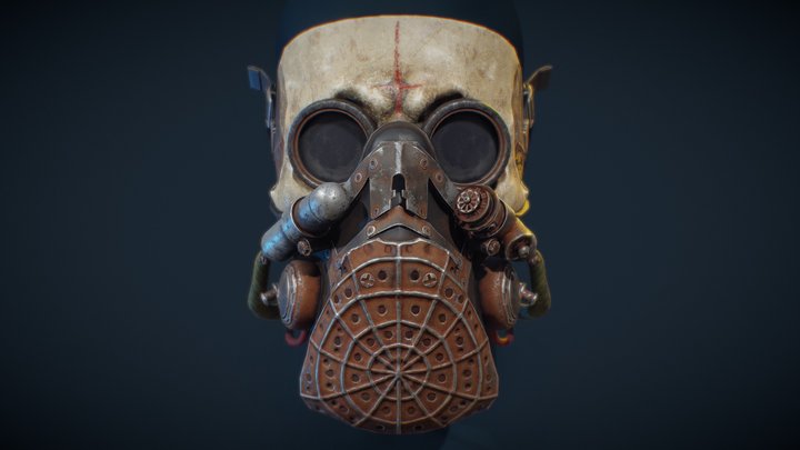 Post Apocalyptic Mask 01 3D Model