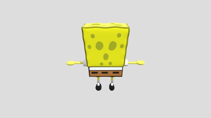 SpongeBob custom model 3D Model