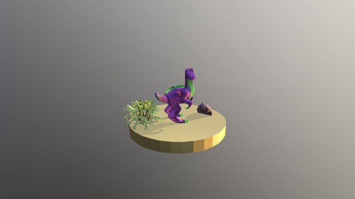 Biblically Accurate Barney 3D Model