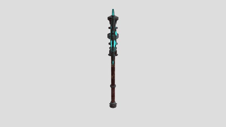 Mystery Fantasy Axe 3D Model