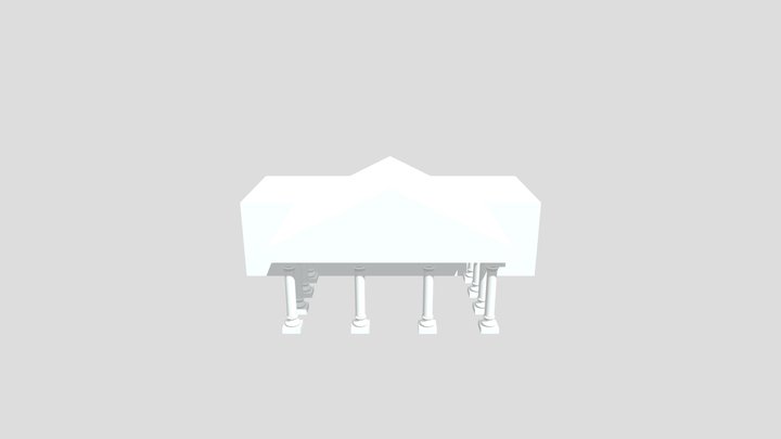 White House/Pillar 3D Model