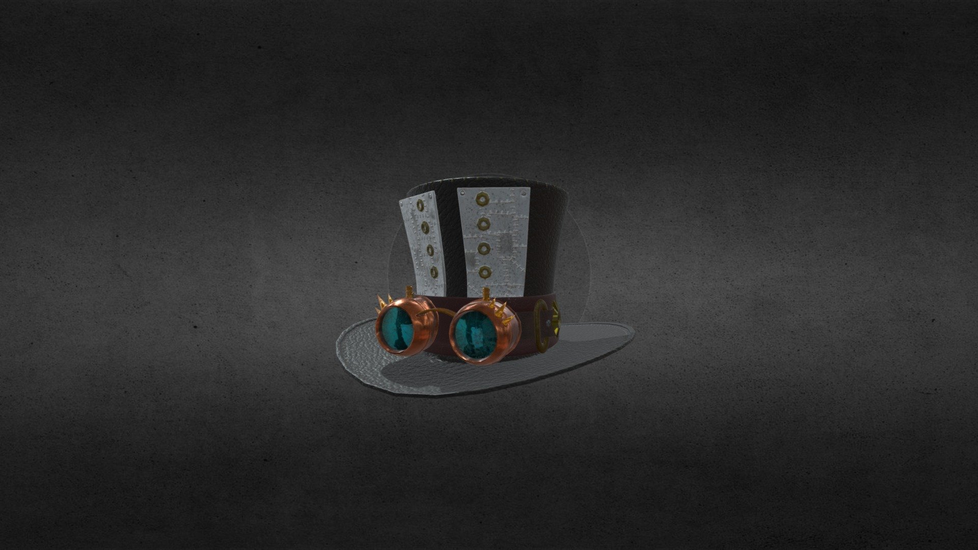 Steampunk Top Hat - 3D model by Payndora [d348ab5] - Sketchfab