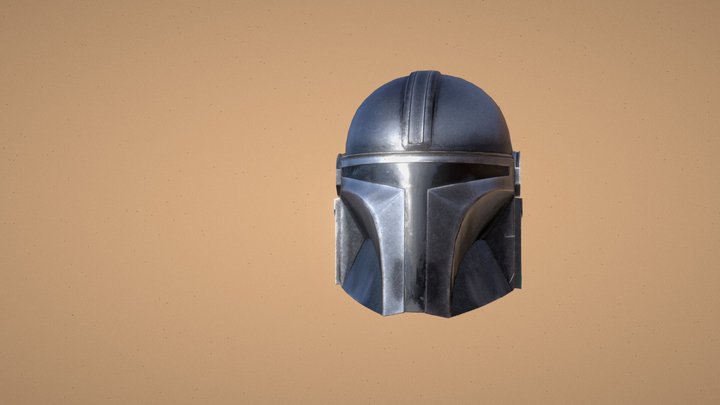 Mandalorian Helmet 3D Model